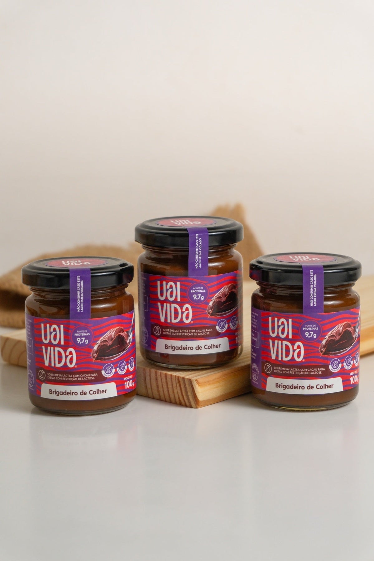Potes de Brigadeiro de Colher Uai Vida
